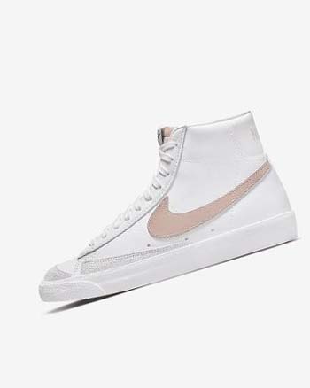 Nike Blazer Mid '77 Vintage Sneakers Dames Wit Koraal Wit Roze | NL_2906