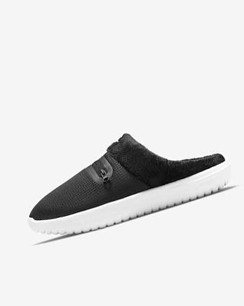 Nike Burrow Slippers Dames Zwart Wit | NL_2719