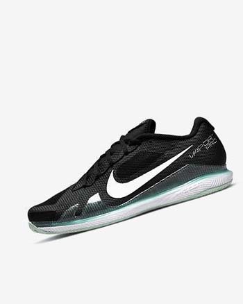 Nike Court Air Zoom Vapor Pro Tennisschoenen Heren Zwart Mintgroen Wit | NL_2413