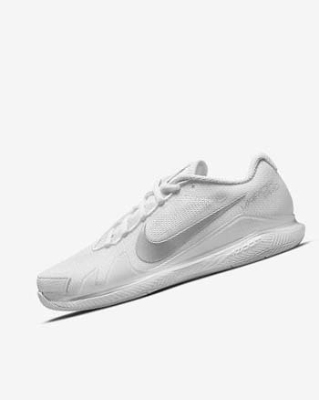 Nike Court Air Zoom Vapor Pro Tennisschoenen Dames Wit Metal Zilver | NL_2465