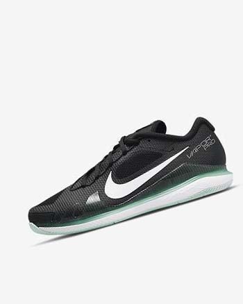 Nike Court Air Zoom Vapor Pro Tennisschoenen Heren Zwart Mintgroen Wit | NL_2577