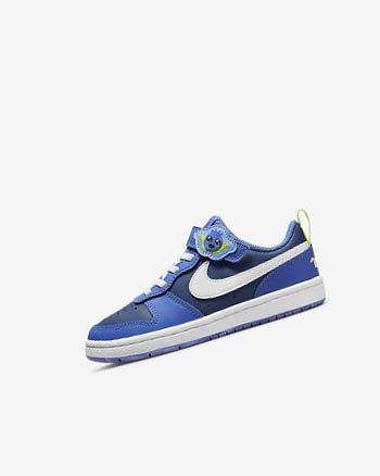 Nike Court Borough Low 2 Lil Fruits Schoenen Jongens Donkerblauw Blauw Blauw Wit | NL_2670
