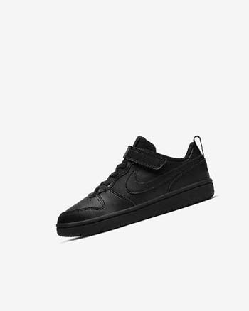 Nike Court Borough Low 2 Schoenen Meisjes Zwart Zwart Zwart | NL_1182