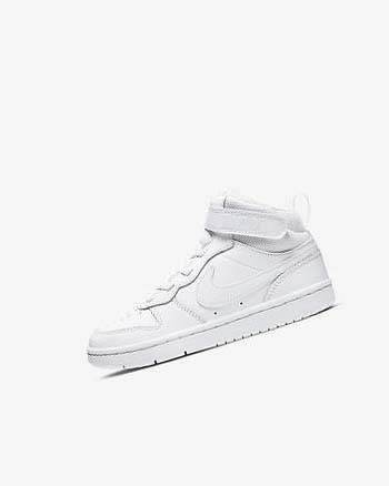 Nike Court Borough Mid 2 Schoenen Meisjes Wit Wit Wit | NL_2306