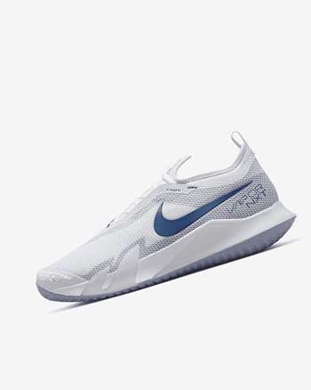 Nike Court React Vapor NXT Tennisschoenen Heren Wit Donkerblauw | NL_3126