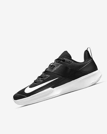 Nike Court Vapor Lite Tennisschoenen Heren Zwart Wit | NL_2491