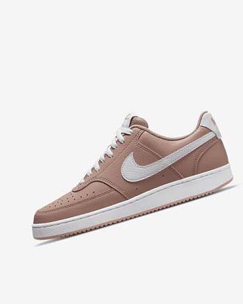 Nike Court Vision Low Next Nature Sneakers Dames Roze Zwart Wit | NL_4836
