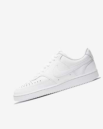 Nike Court Vision Low Sneakers Dames Wit Wit Wit | NL_2942
