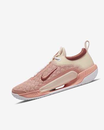 Nike Court Zoom NXT Tennisschoenen Dames Wit Wit Rood | NL_5349