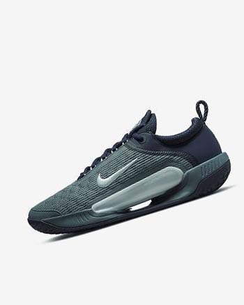 Nike Court Zoom NXT Tennisschoenen Heren Obsidian Mintgroen | NL_2674