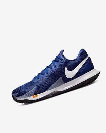 Nike Court Zoom Vapor Cage 4 Rafa Tennisschoenen Heren Diepkoningsblauw Blauw Oranje Zwart Wit | NL_2874