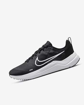 Nike Downshifter 12 Hardloopschoenen Dames Zwart Grijs Platina Wit | NL_4650