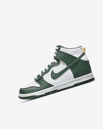 Nike Dunk High Schoenen Jongens Groen Goud Wit | NL_2482