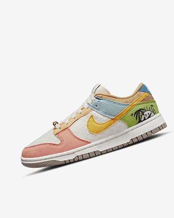 Nike Dunk Low SE Sneakers Dames Blauw Goud | NL_2619