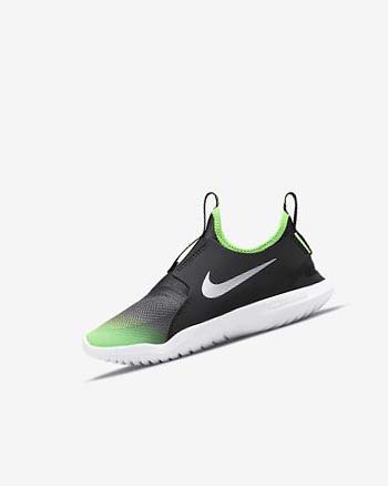 Nike Flex Runner Schoenen Meisjes Zwart Groen | NL_5255