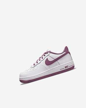 Nike Force 1 '06 Schoenen Meisjes Wit Wit Lichtbordeaux | NL_5341