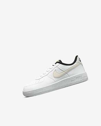 Nike Force 1 Next Nature Schoenen Jongens Wit Zwart Lichtbeige | NL_3168