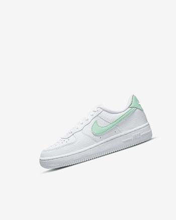 Nike Force 1 Schoenen Jongens Wit Mintgroen | NL_2827