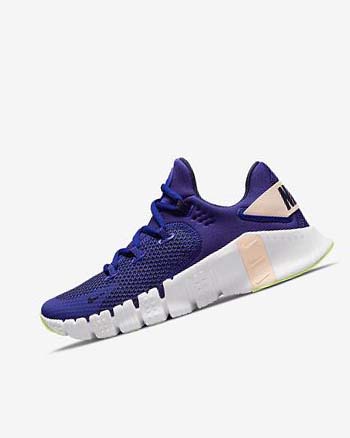 Nike Free Metcon 4 Training schoenen Dames Rood Lichtgroen Blauw | NL_2871