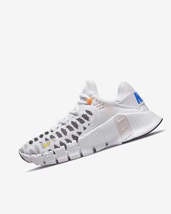 Nike Free Metcon 4 Training schoenen Dames Zwart Wit Blauw Geel | NL_4758