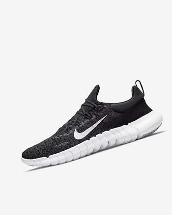 Nike Free Run 5.0 Hardloopschoenen Heren Zwart | NL_5346