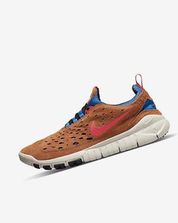 Nike Free Run Trail Hardloopschoenen Heren Blauw Lichtroom Rood | NL_4653