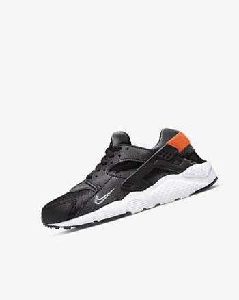 Nike Huarache Run Schoenen Jongens Zwart Oranje Grijs Wit | NL_5100