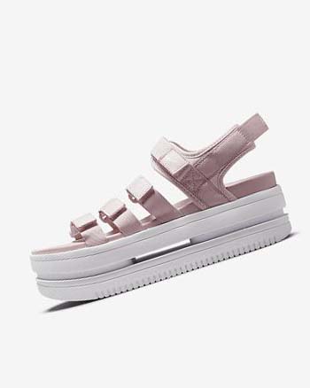 Nike Icon Klassieke Sandalen Dames Roze Roze Wit | NL_1164