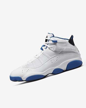 Nike Jordan 6 Rings Basketbalschoenen Heren Wit Donkerblauw Wit Zwart | NL_1105