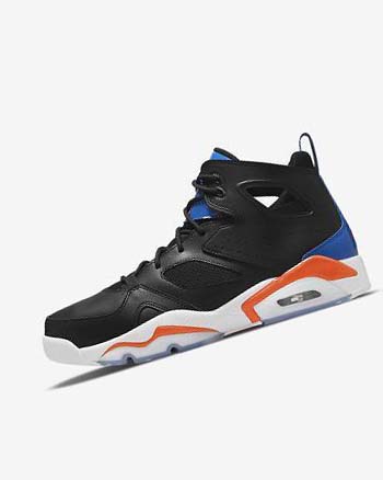 Nike Jordan Flight Club '91 Basketbalschoenen Heren Zwart Koningsblauw Wit Oranje | NL_3086