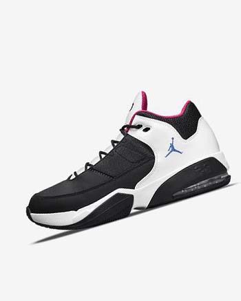 Nike Jordan Max Aura 3 Basketbalschoenen Heren Zwart Wit Roze Blauw | NL_2742