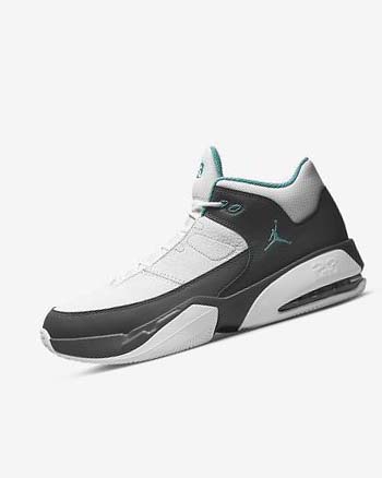 Nike Jordan Max Aura 3 Basketbalschoenen Heren Wit Grijs Turquoise | NL_5137