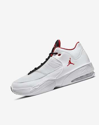 Nike Jordan Max Aura 3 Basketbalschoenen Heren Wit Platina Zwart Rood | NL_5337