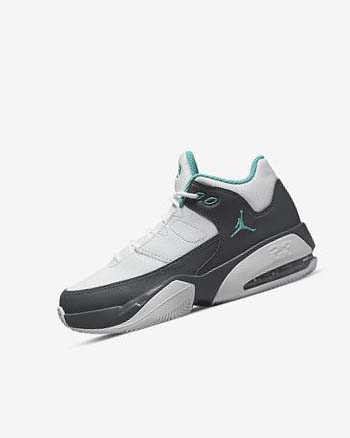Nike Jordan Max Aura 3 Basketbalschoenen Jongens Wit Grijs Turquoise | NL_5567