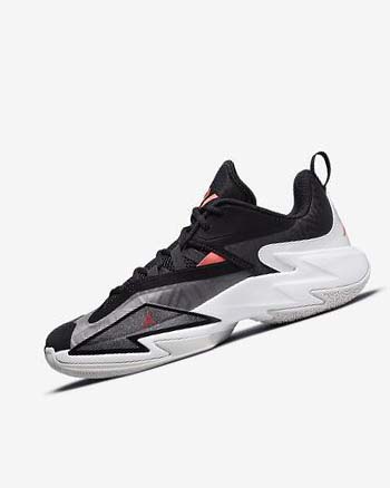 Nike Jordan One Take 3 Basketbalschoenen Heren Zwart Wit Grijs Lichtrood | NL_4491