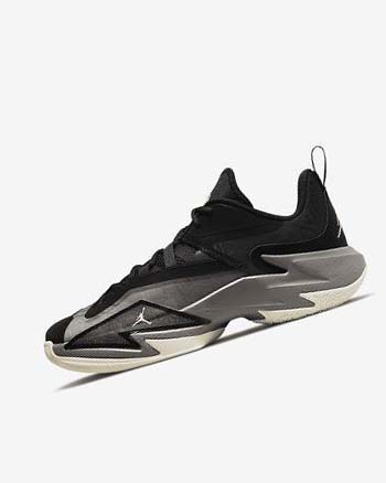 Nike Jordan One Take 3 Basketbalschoenen Heren Zwart Blauw Grijs Metal Goud | NL_4727