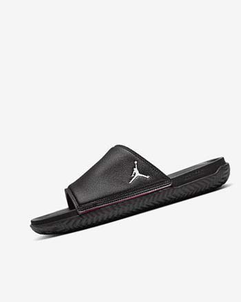 Nike Jordan Play Badslippers Heren Zwart Rood | NL_4562