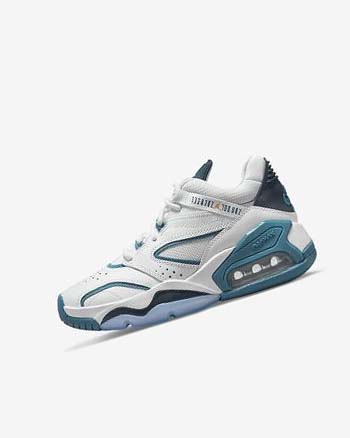 Nike Jordan Point Lane Basketbalschoenen Jongens Wit Donkerblauw Blauw | NL_4737