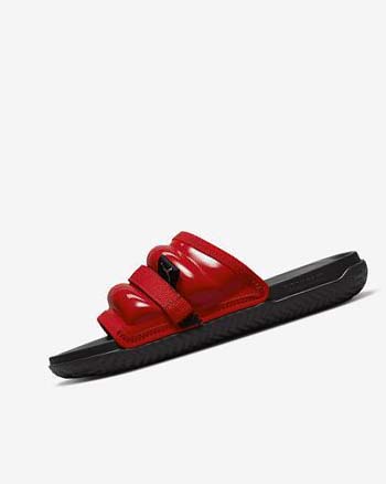 Nike Jordan Super Play Badslippers Heren Rood Wit Bordeaux Zwart | NL_4716
