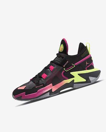 Nike Jordan Why Not .5 Basketbalschoenen Heren Zwart Grijs Grijs Lichtmango | NL_2331