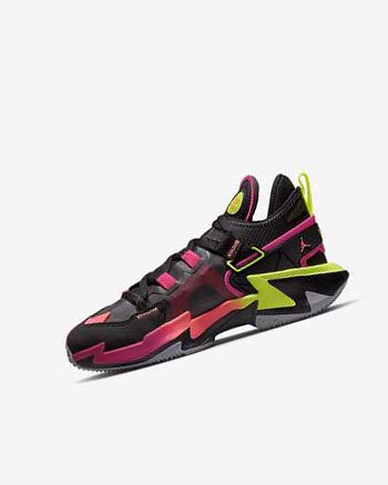 Nike Jordan Why Not .5 Basketbalschoenen Jongens Zwart Grijs Grijs Lichtmango | NL_4647