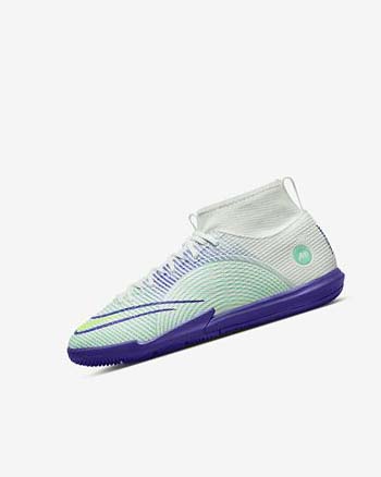 Nike Jr. Mercurial Dream Speed Superfly 8 Academy IC Voetbalschoenen Jongens Groen Paars Groen | NL_3205