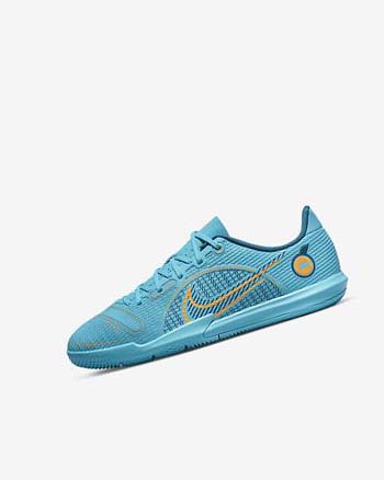 Nike Jr. Mercurial Vapor 14 Academy IC Voetbalschoenen Meisjes Blauw Oranje | NL_5373