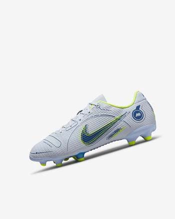 Nike Jr. Mercurial Vapor 14 Academy MG Voetbalschoenen Jongens Grijs Lichtblauw Blauw Blauw | NL_3269