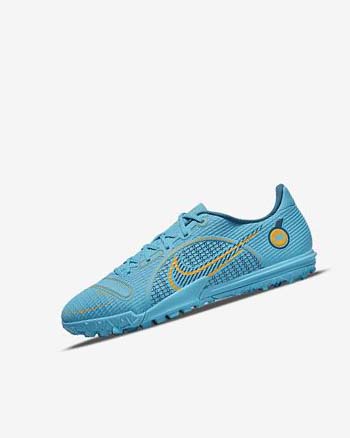 Nike Jr. Mercurial Vapor 14 Academy TF Voetbalschoenen Meisjes Blauw Oranje | NL_5483