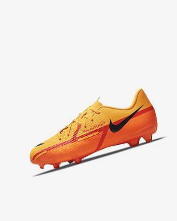 Nike Jr. Phantom GT2 Academy MG Voetbalschoenen Meisjes Oranje Oranje Lichtrood Zwart | NL_2809