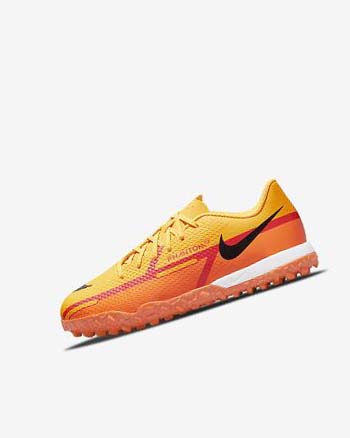 Nike Jr. Phantom GT2 Academy TF Voetbalschoenen Meisjes Oranje Oranje Lichtrood Zwart | NL_5594