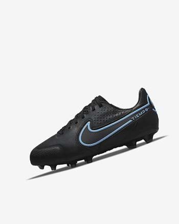 Nike Jr. Tiempo Legend 9 Pro FG Voetbalschoenen Jongens Zwart Grijs Zwart | NL_2868