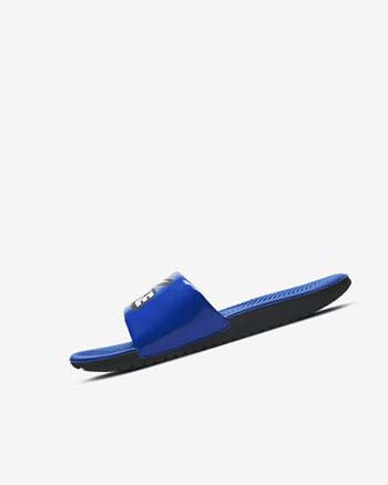 Nike Kawa Badslippers Meisjes Koningsblauw Zwart Wit | NL_2943