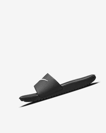 Nike Kawa Badslippers Meisjes Zwart Wit | NL_5148